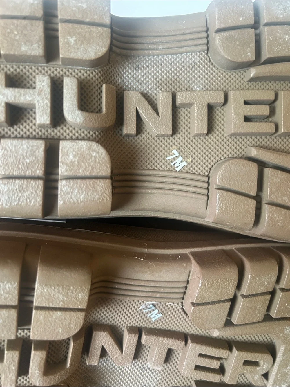 Hunter Skylar Bungee Waterproof Brown Winter Boots Size 7 Gorpcore Outdoor Fall